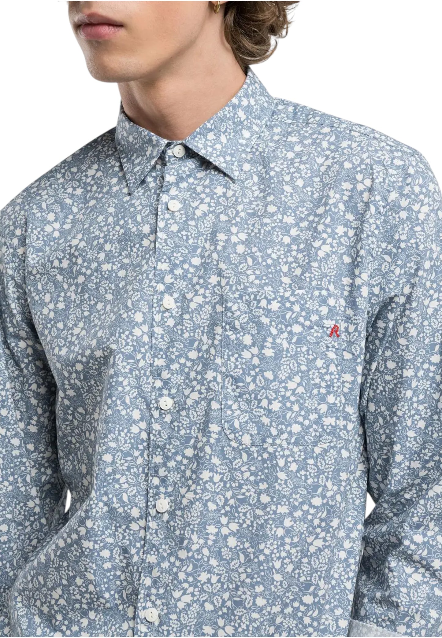Camicia Manica lunga Uomo Replay Con Motivo Floreale