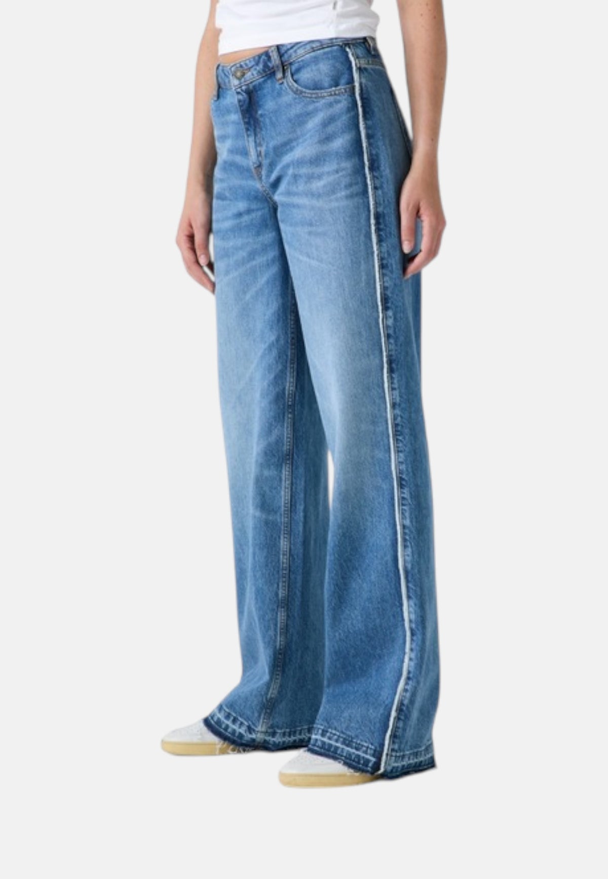 Jeans Wide Leg Donna Guess Seamside Gj G11 W6BA18D1795
