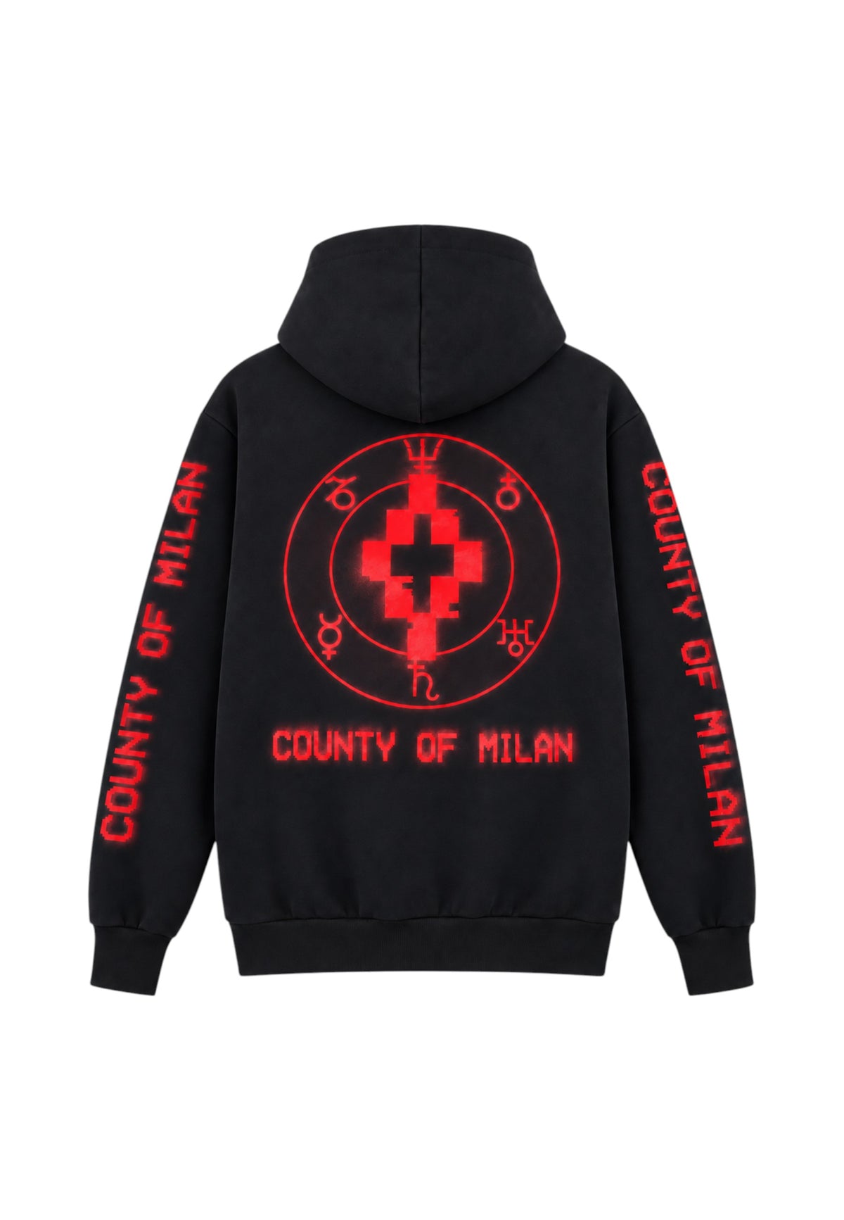 Felpa Con Cappuccio Uomo County Of Milan   F6CMMAHS135