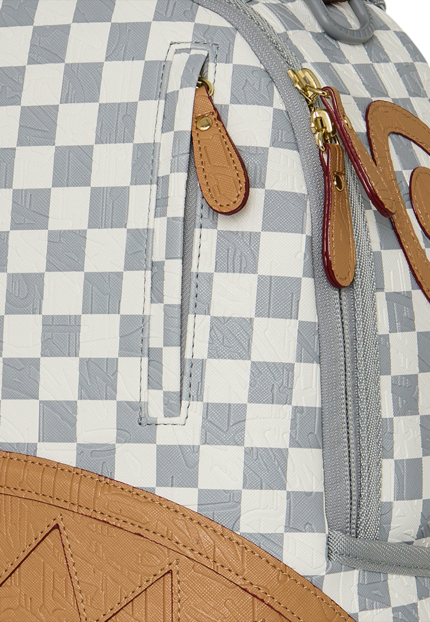 Zaino  Unisex Sprayground  Embossed Cream Check 910B8593NSZ