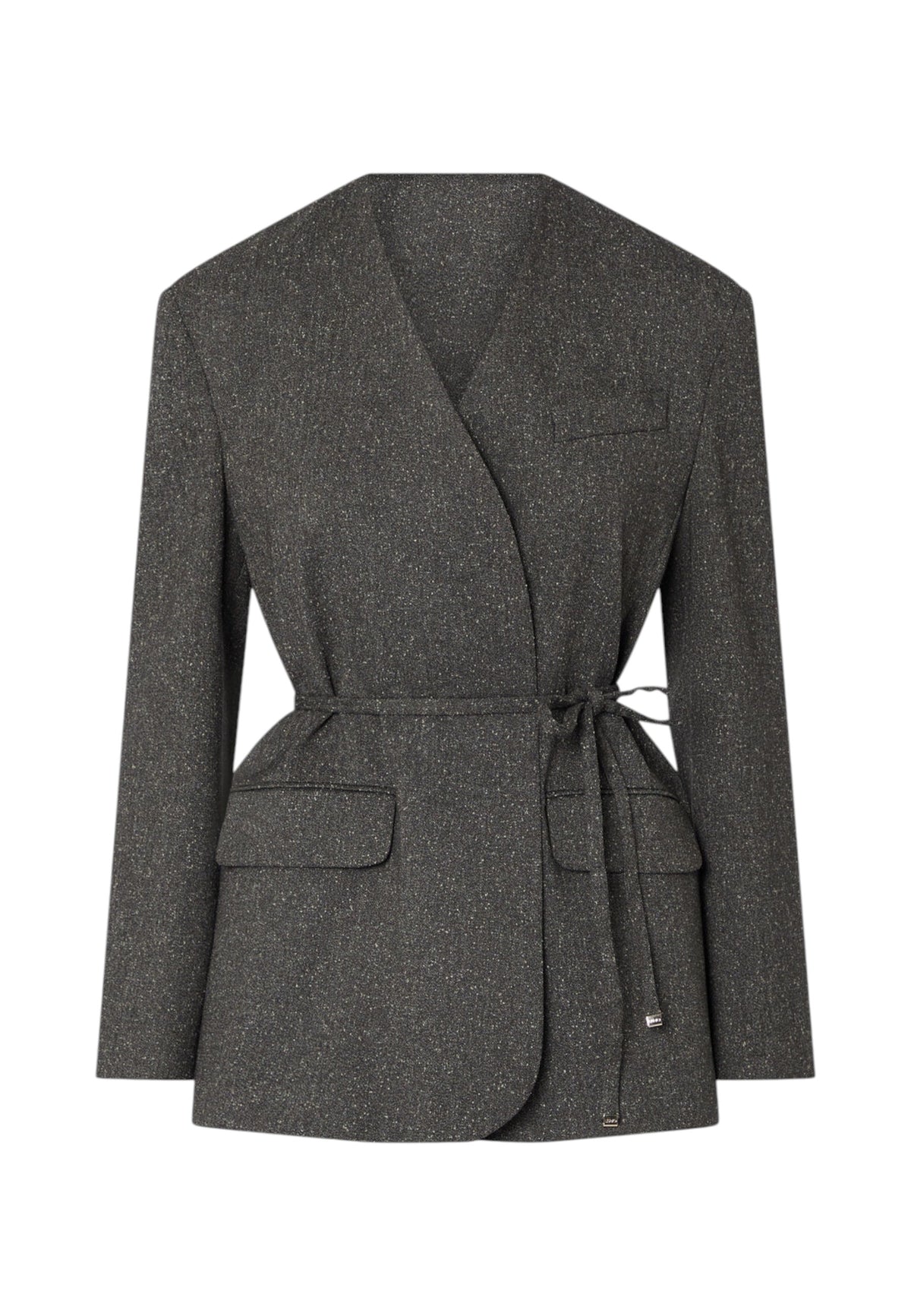 Giacca Blazer Donna Liu Jo Lurex Con Cintura  CF6218T800A