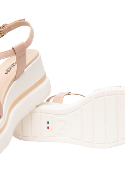 Sandali Con Zeppa Donna Nero Giardini