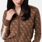 Cardigan  Donna Guess Zip intera, Logo 4G Aneira 4G V6BR03Z1482
