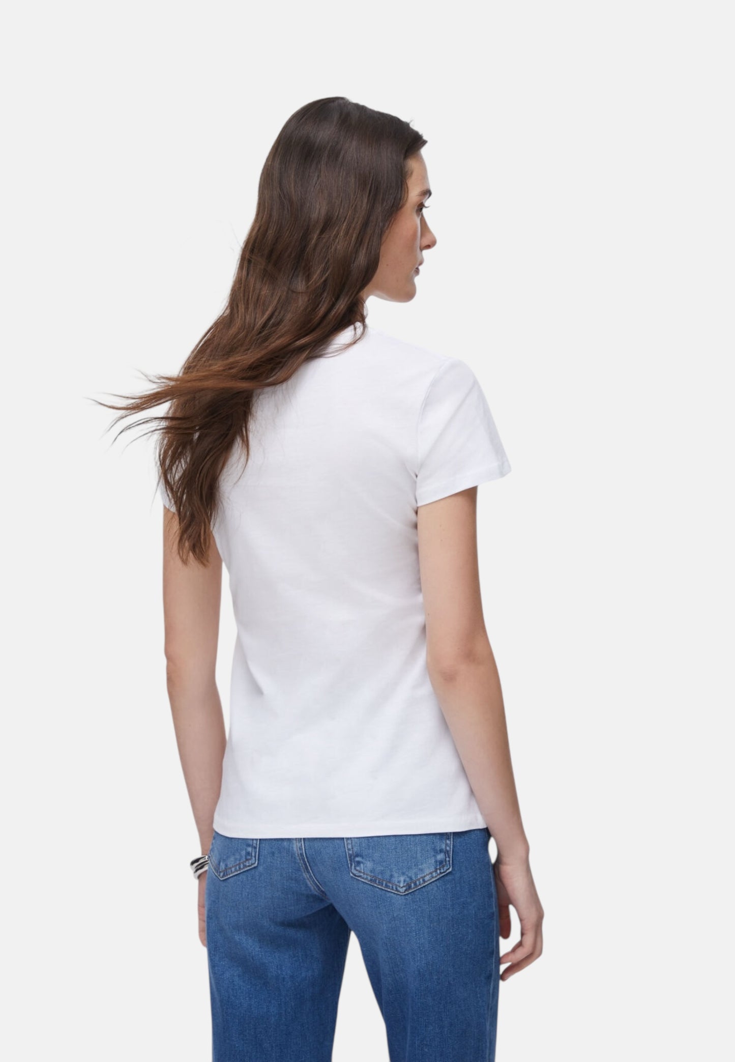T-Shirt Manica Corta Donna Liu Jo Liujo Red Blooming Eco Line WA6493JS923