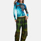 Maglione A Girocollo Donna Desigual Collaborazione M. C. Lacroix, Motivo astratto, Fit regular, Maglia fine, Viscosa Lenzing EcoVero Pompom 26WWJF02