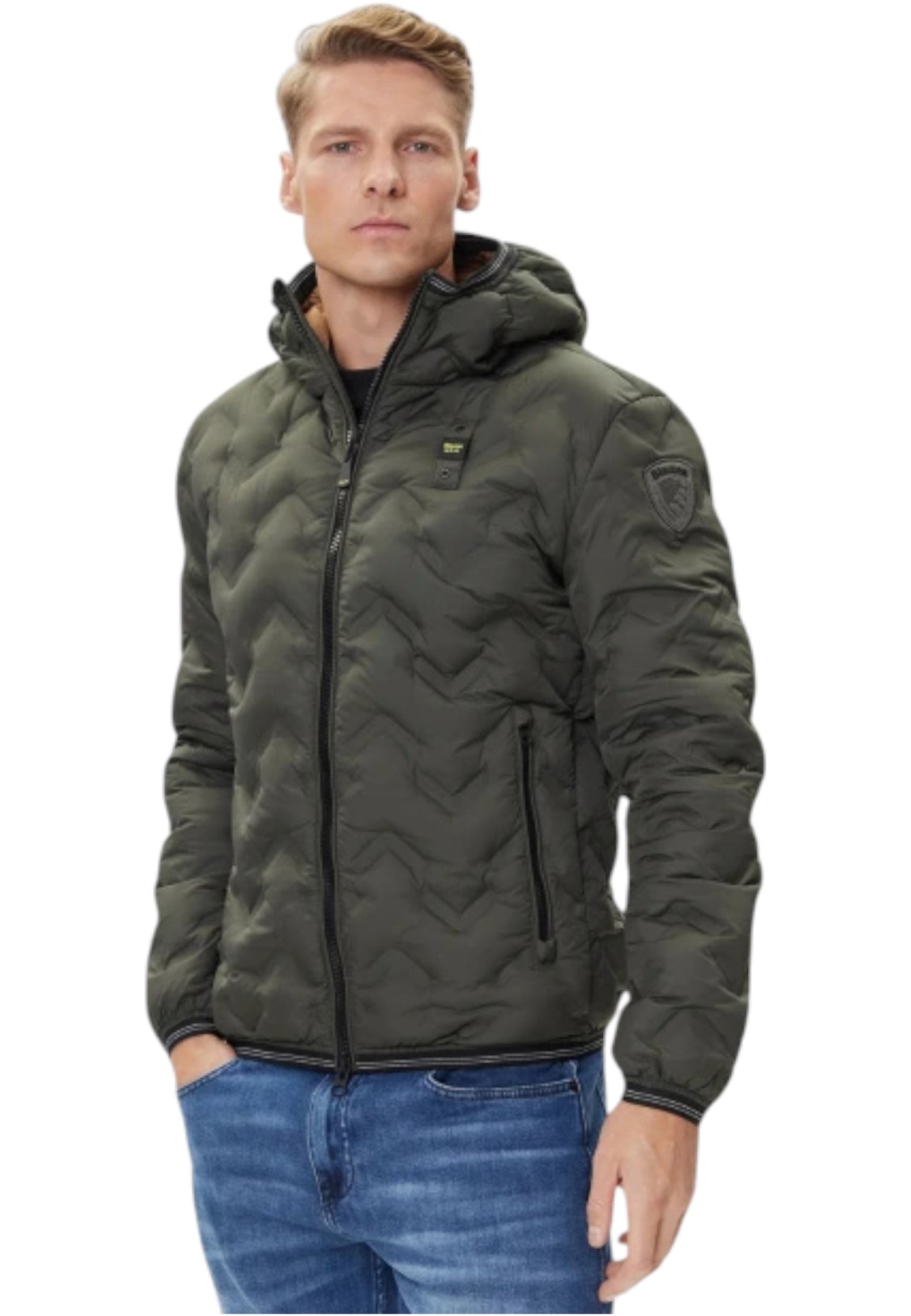 Piumino Corto Uomo Blauer  Piery 25WBLUC03233