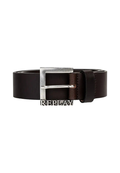 Cintura  Uomo Replay Altezza 3,5 cm Con Fibbia Logata