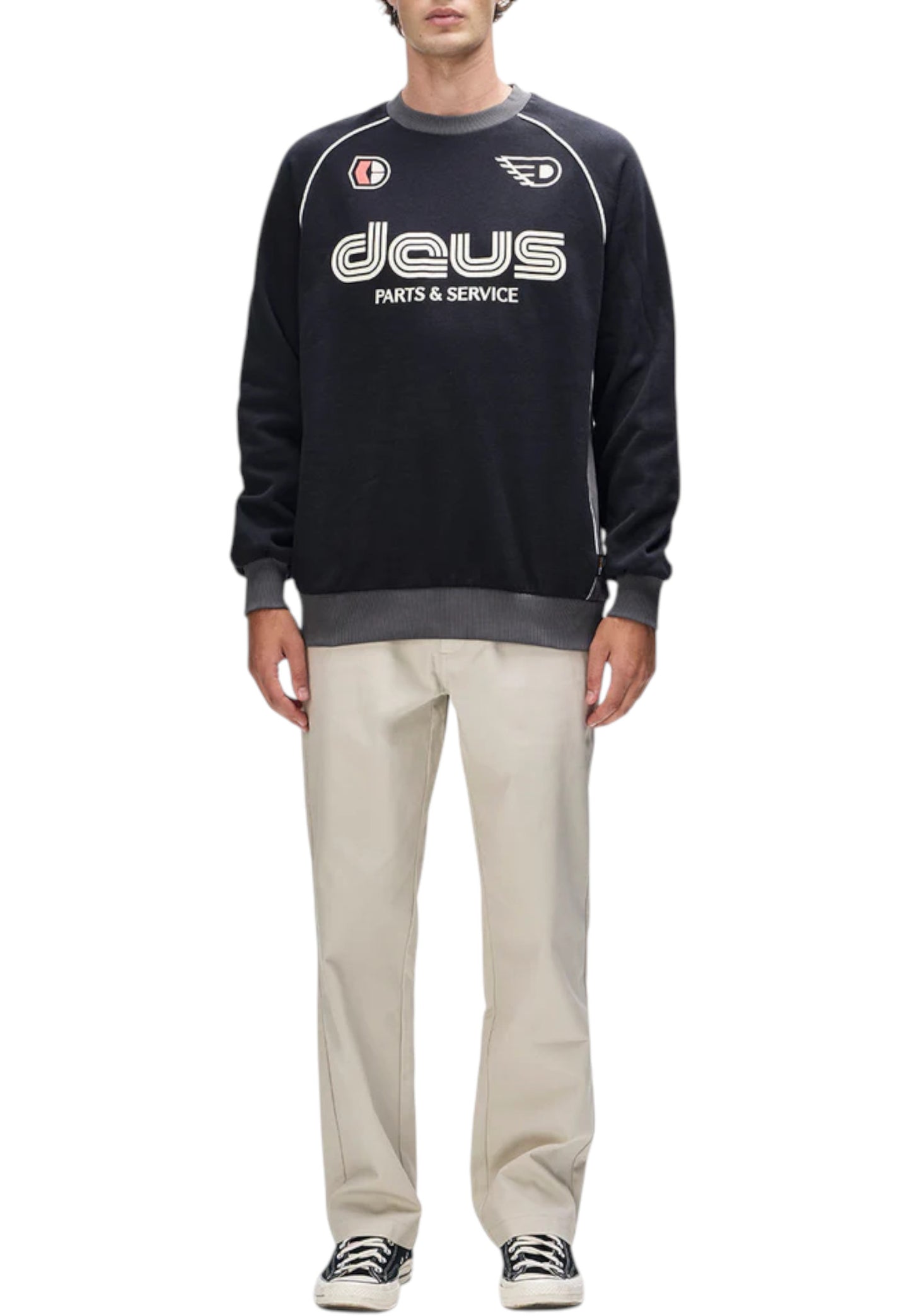 Felpa A Girocollo Uomo Deus Ex Machina  Power Shift DMF258320