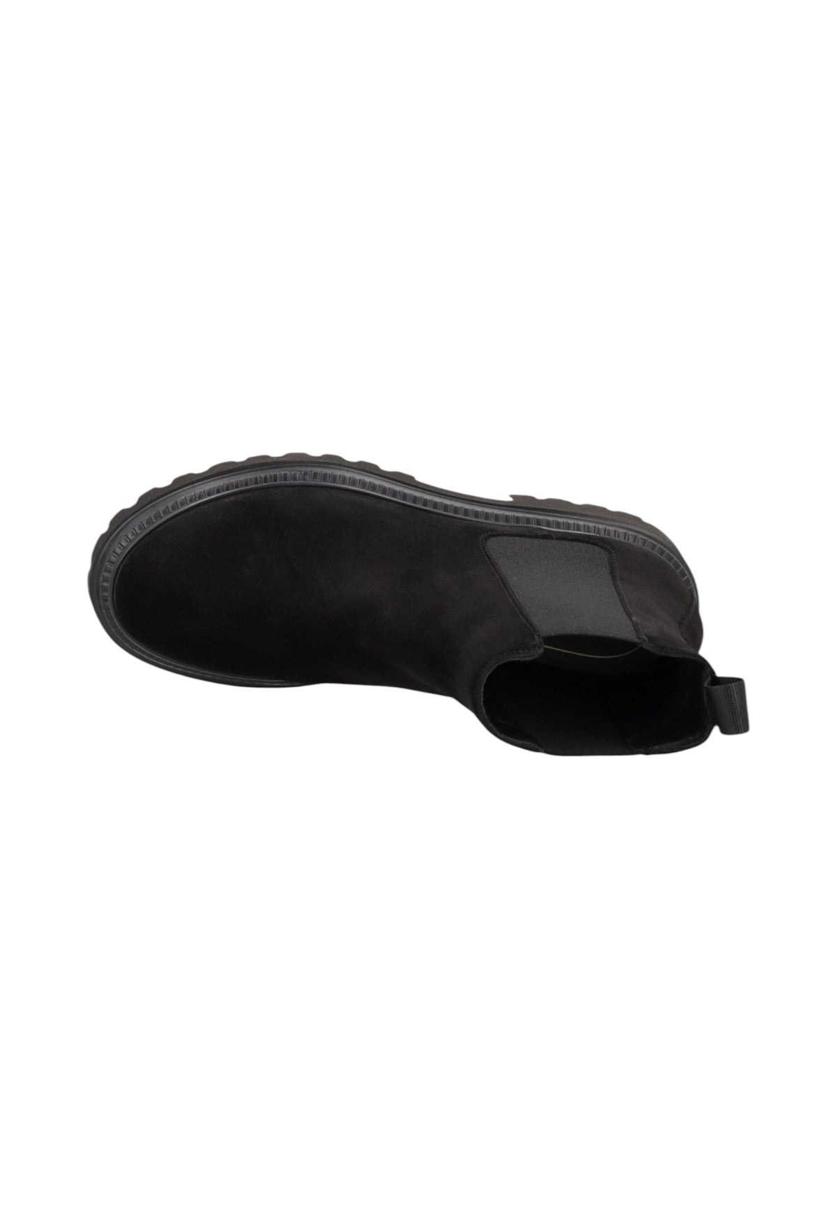 Stivaletti Chelsea Donna Frau Pelle scamosciata, Suola chunky carrarmato, Sottopiede fisso, Suola leggera, Made in Italy Softy A78C3