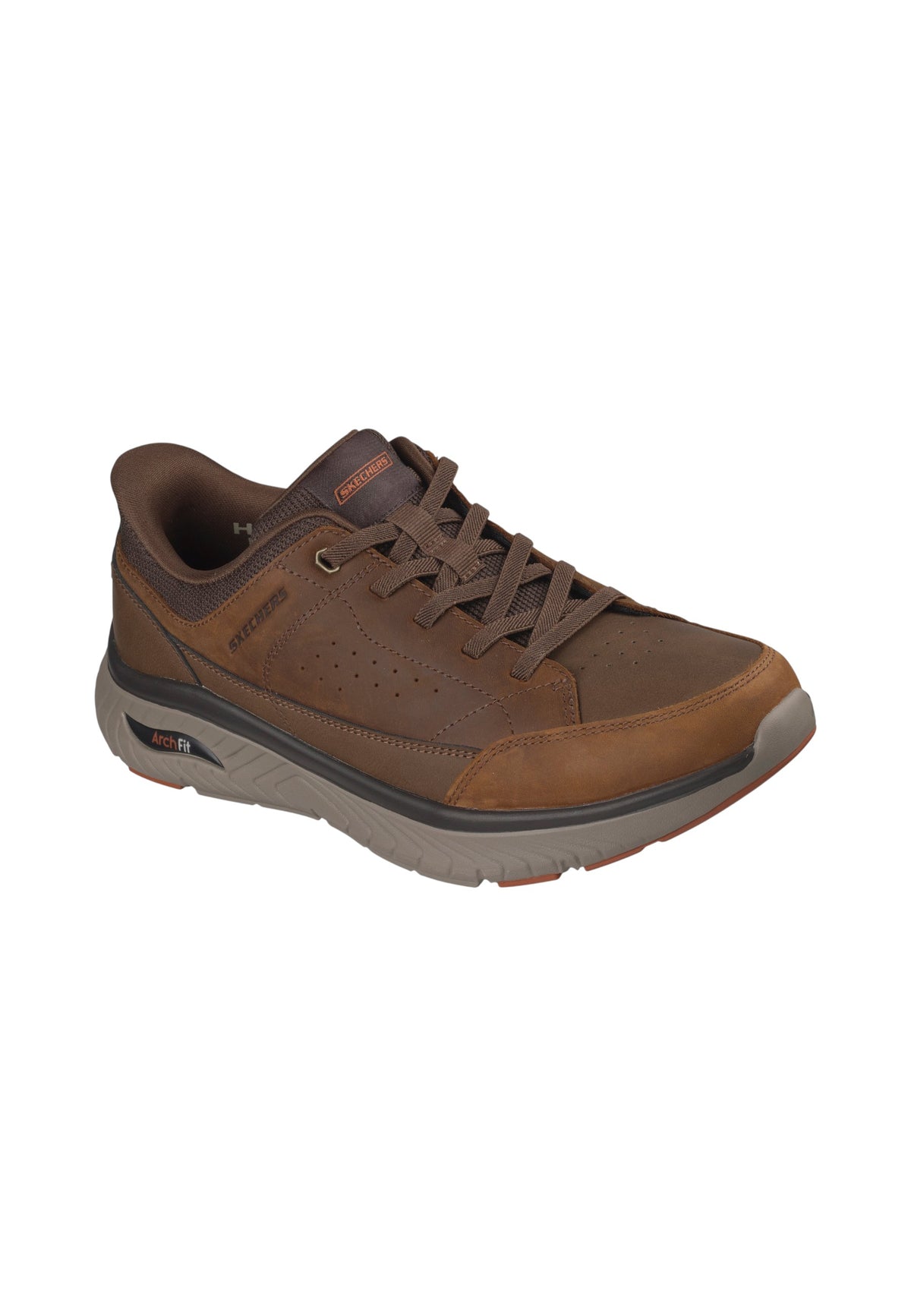 Sneakers Basse Uomo Skechers Arch Fit, Tomaia traforata, Suola ammortizzata, Chiusura con lacci Arch Fit Crosser-Felix 205656