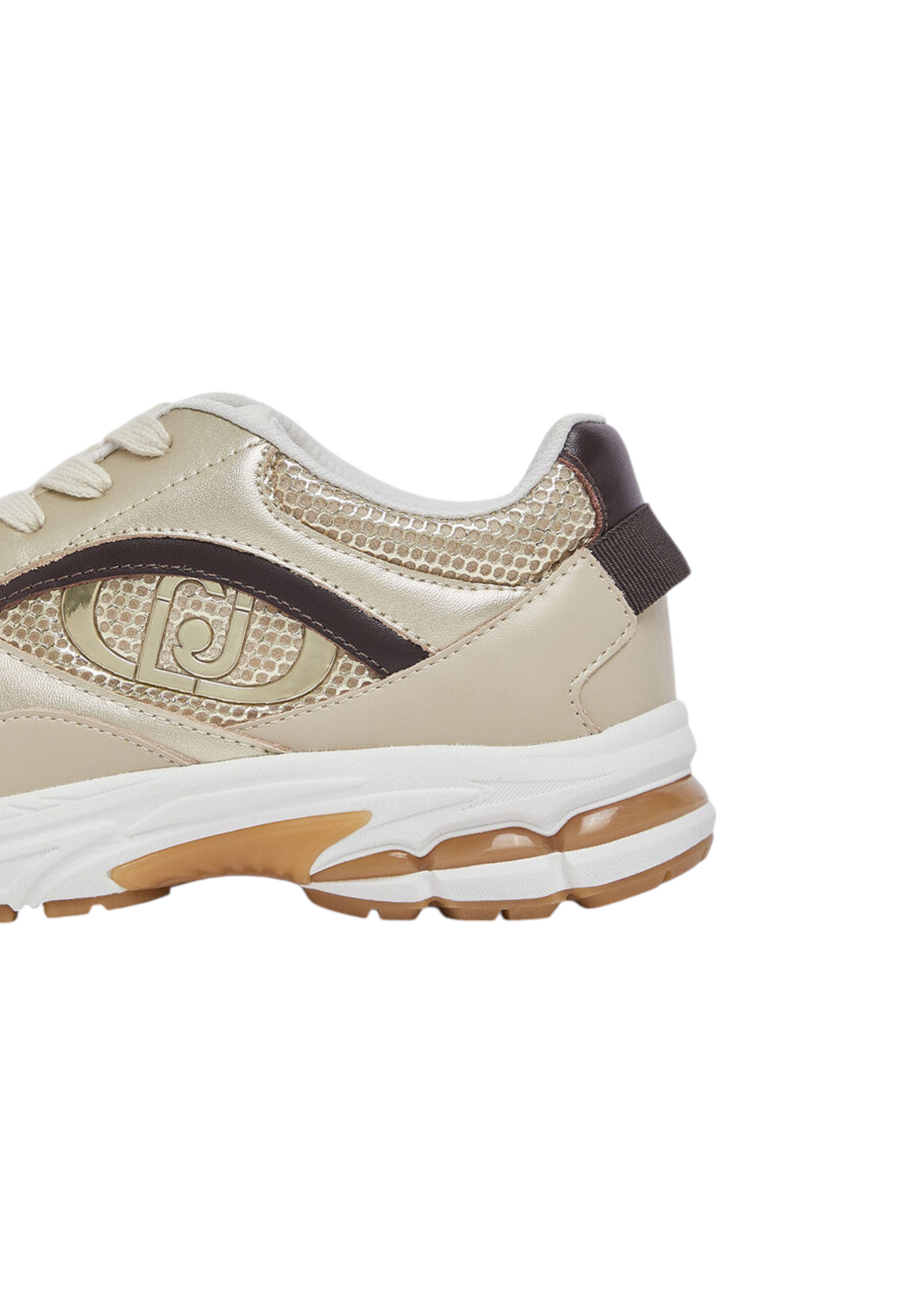 Sneakers Basse Donna Liu Jo Chunky In Pelle Con Inserti In Mesh Trixie 01 BF6063PX932