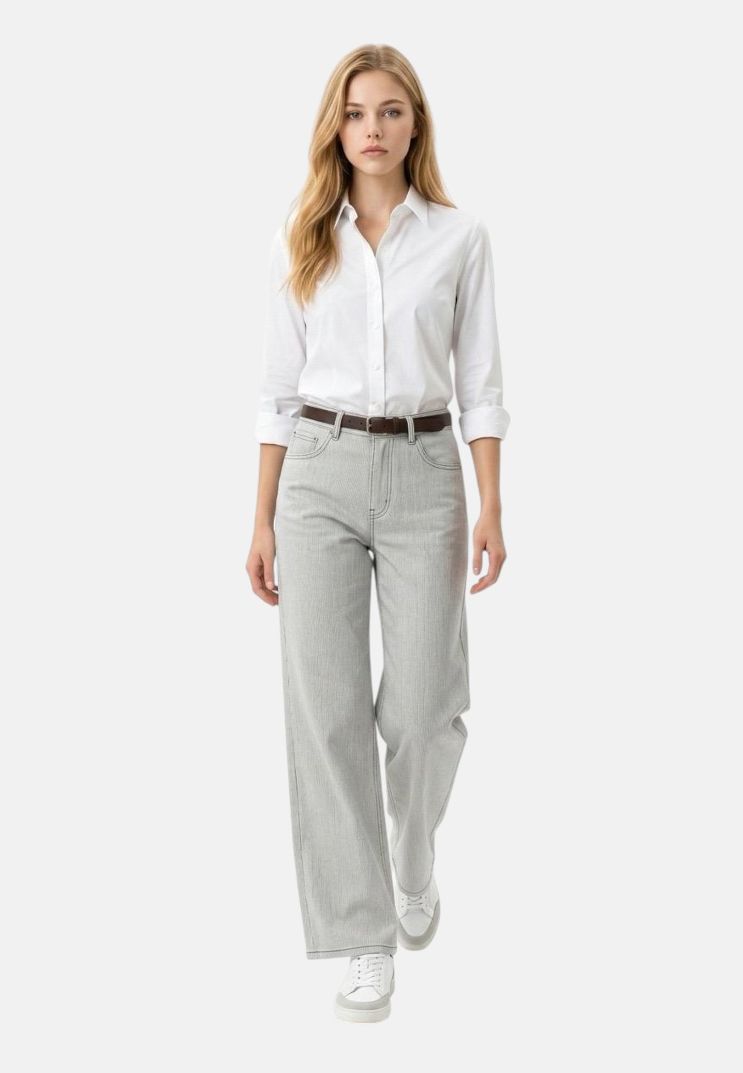 Jeans Wide Leg Donna Glamorous   5539