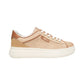Sneakers Basse Donna Nero Giardini Effetto Paglia Con Inserti In Pelle E Logo Metallico  E615282D