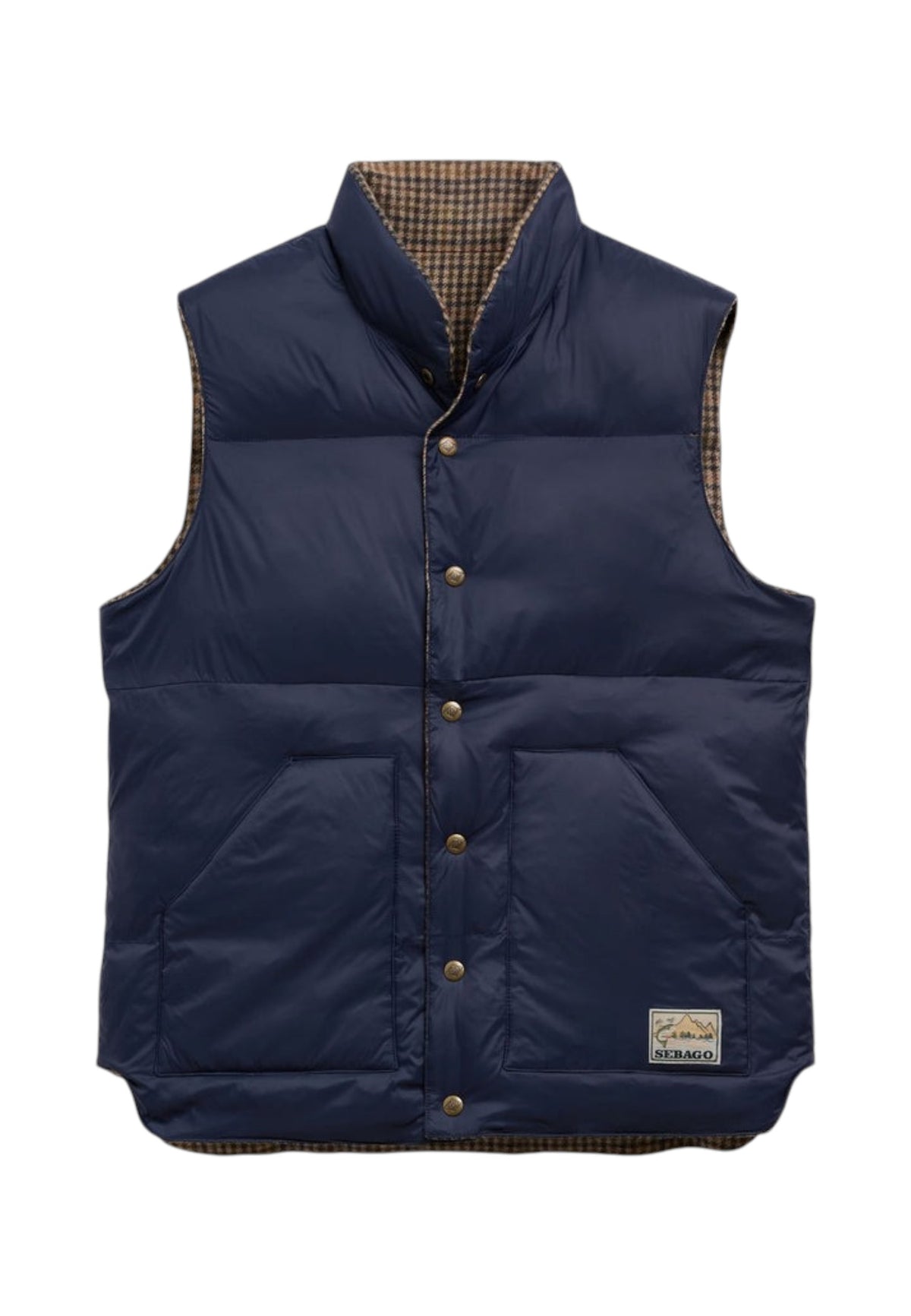 Gilet  Uomo Sebago  Webb Wool Pied De Poule 751276W