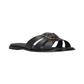 Ciabatte  Donna Pinko In Pelle Di Vitello Con Logo Love Birds Milly 04 SD0463P001