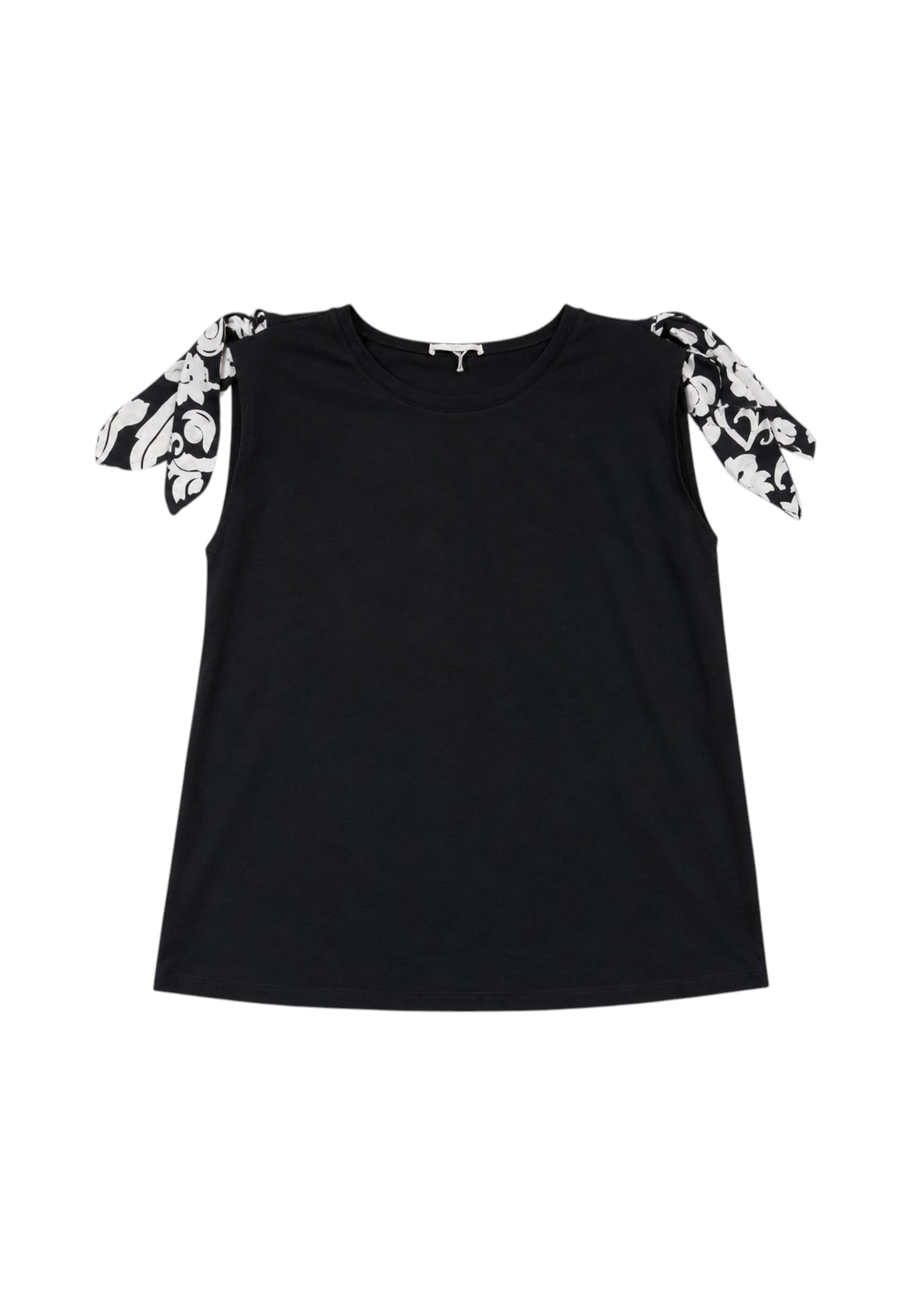 T-Shirt Manica Corta Donna Liu Jo Black & White Arabo Pp Linea 3.0 WA6201J6308