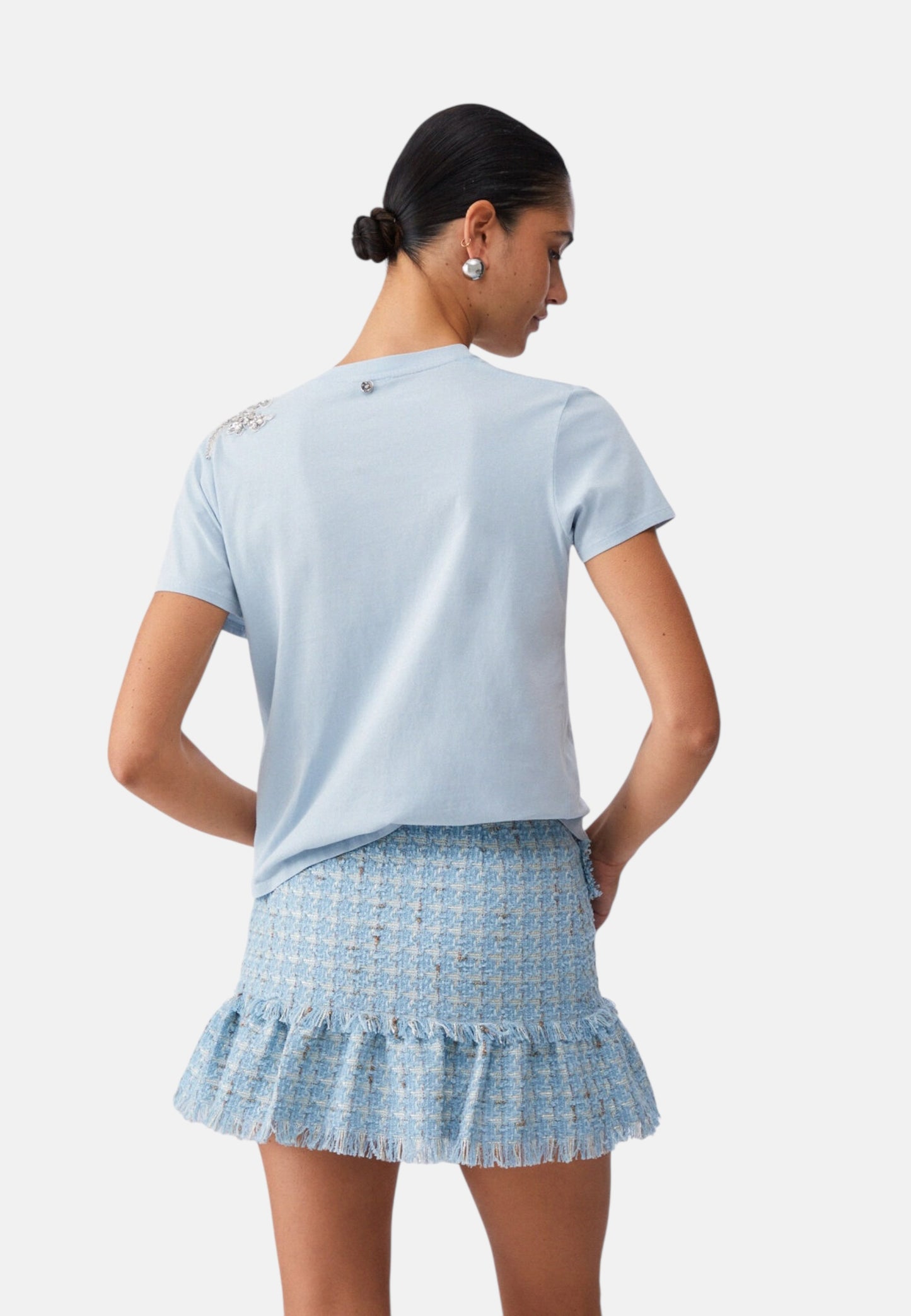 T-Shirt Manica Corta Donna Liu Jo Con Patch  CA6010J3868