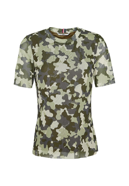 T-Shirt Manica Corta Donna Tommy Jeans Camouflage