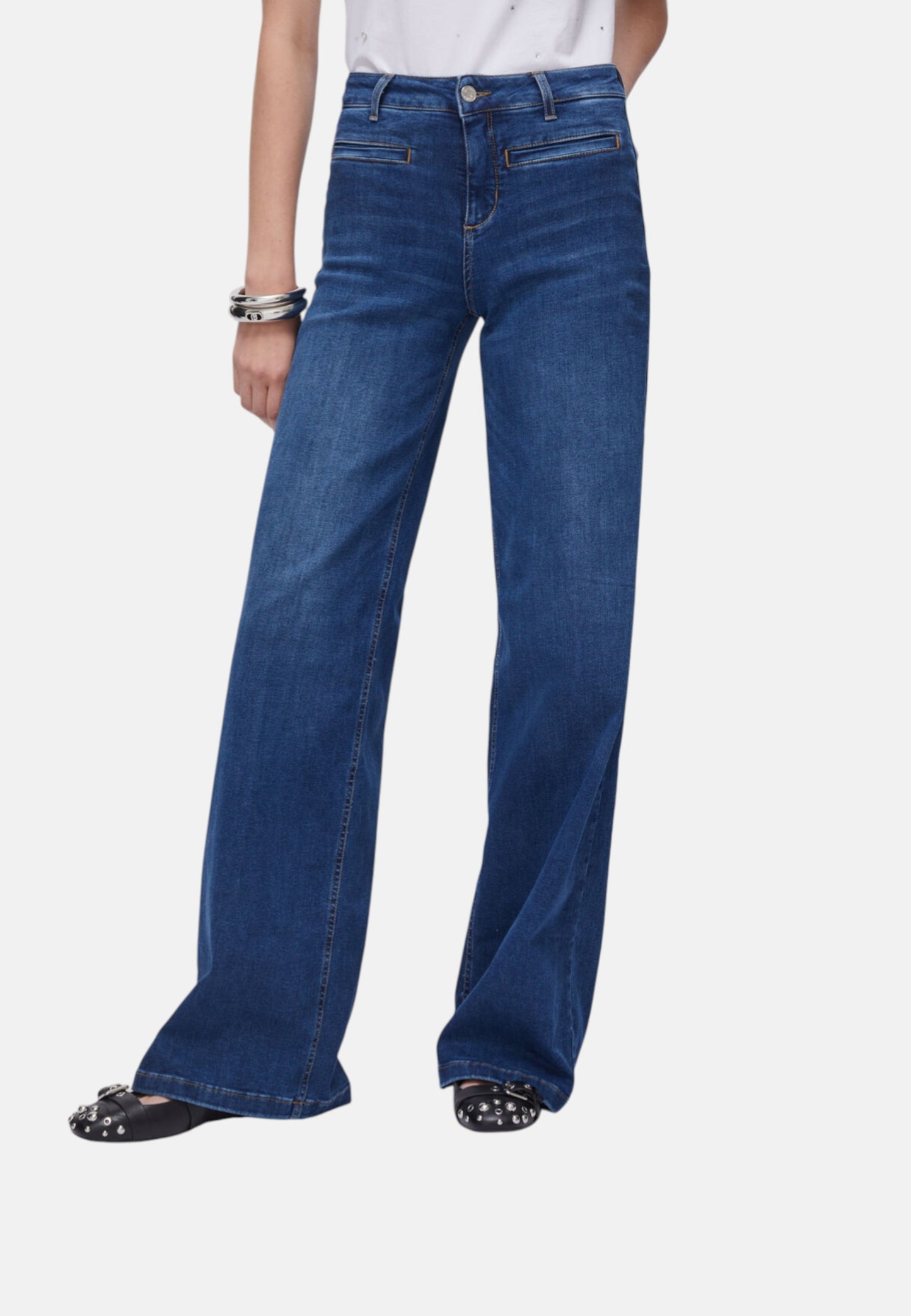 Jeans Flare Fit Donna Liu Jo Parfait Vita Alta Eco Line UA6069DS004