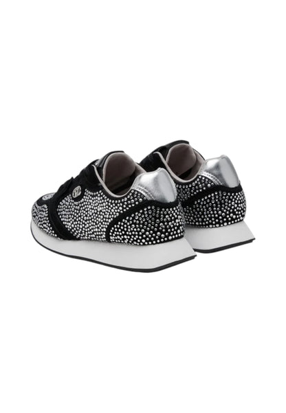 Sneakers Basse Donna Liu Jo Cow Suede/Satin/Strass Vibe