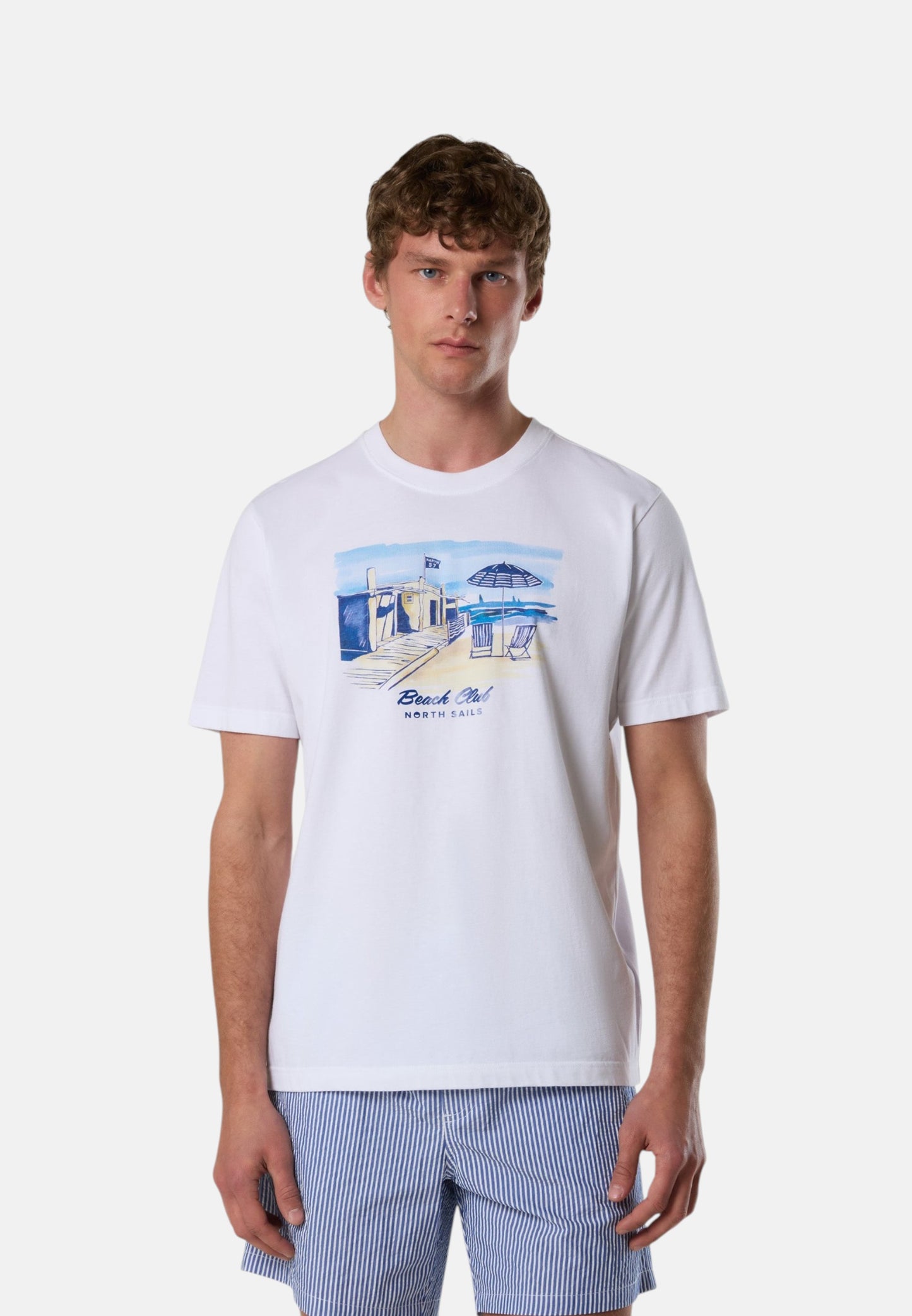 T-Shirt Manica Corta Uomo North Sails Con Stampa  693162