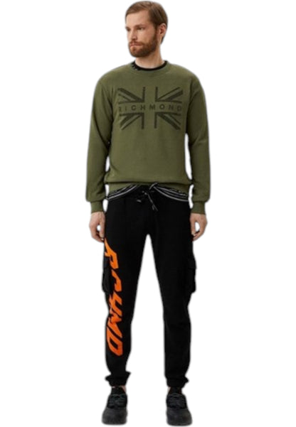 Felpa A Girocollo Uomo John Richmond   UMA21079FE