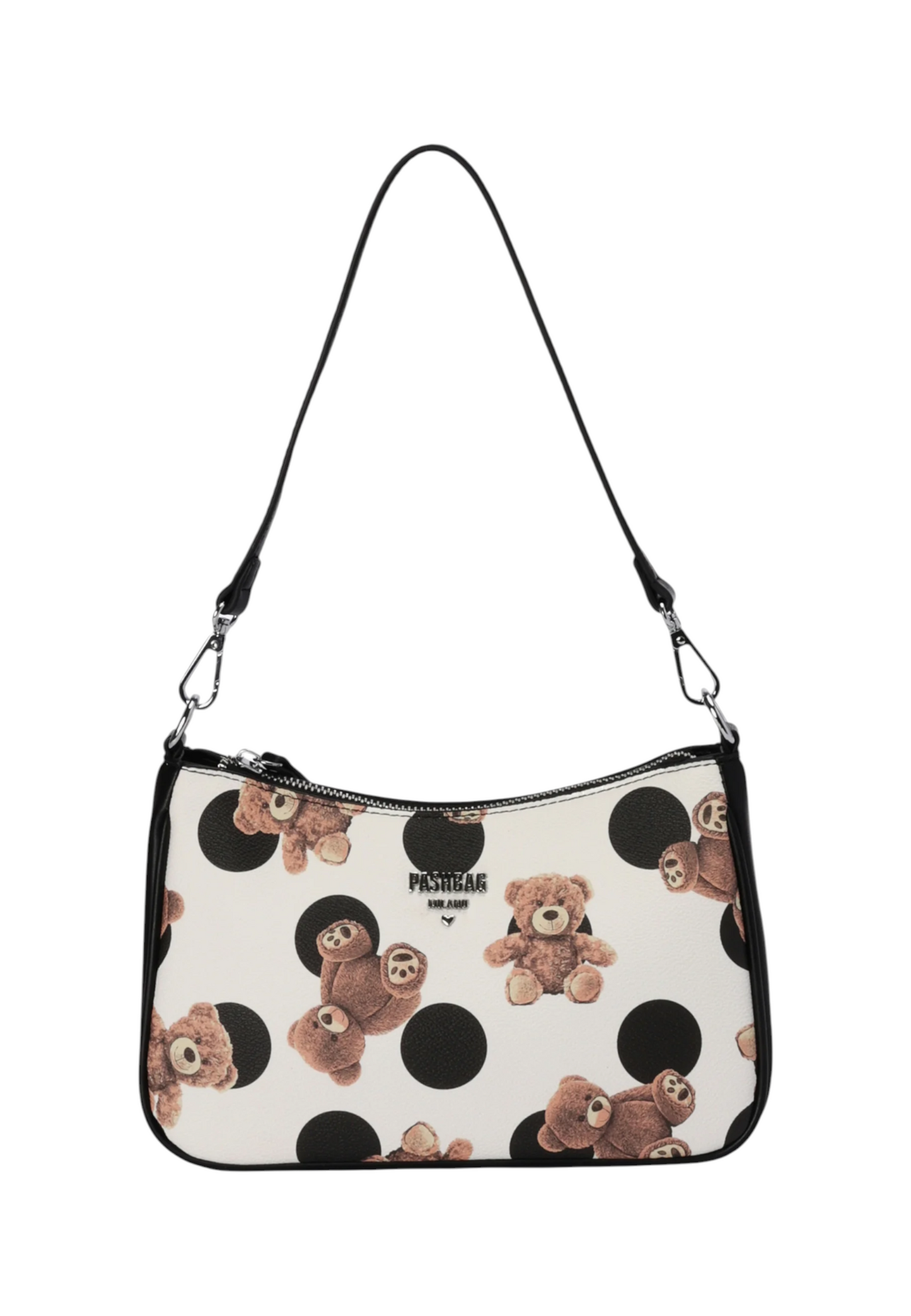 Borsa A Spalla Donna Pashbag Mini Hobo Stampa Orsetti Babies Mini Alissa-Babies