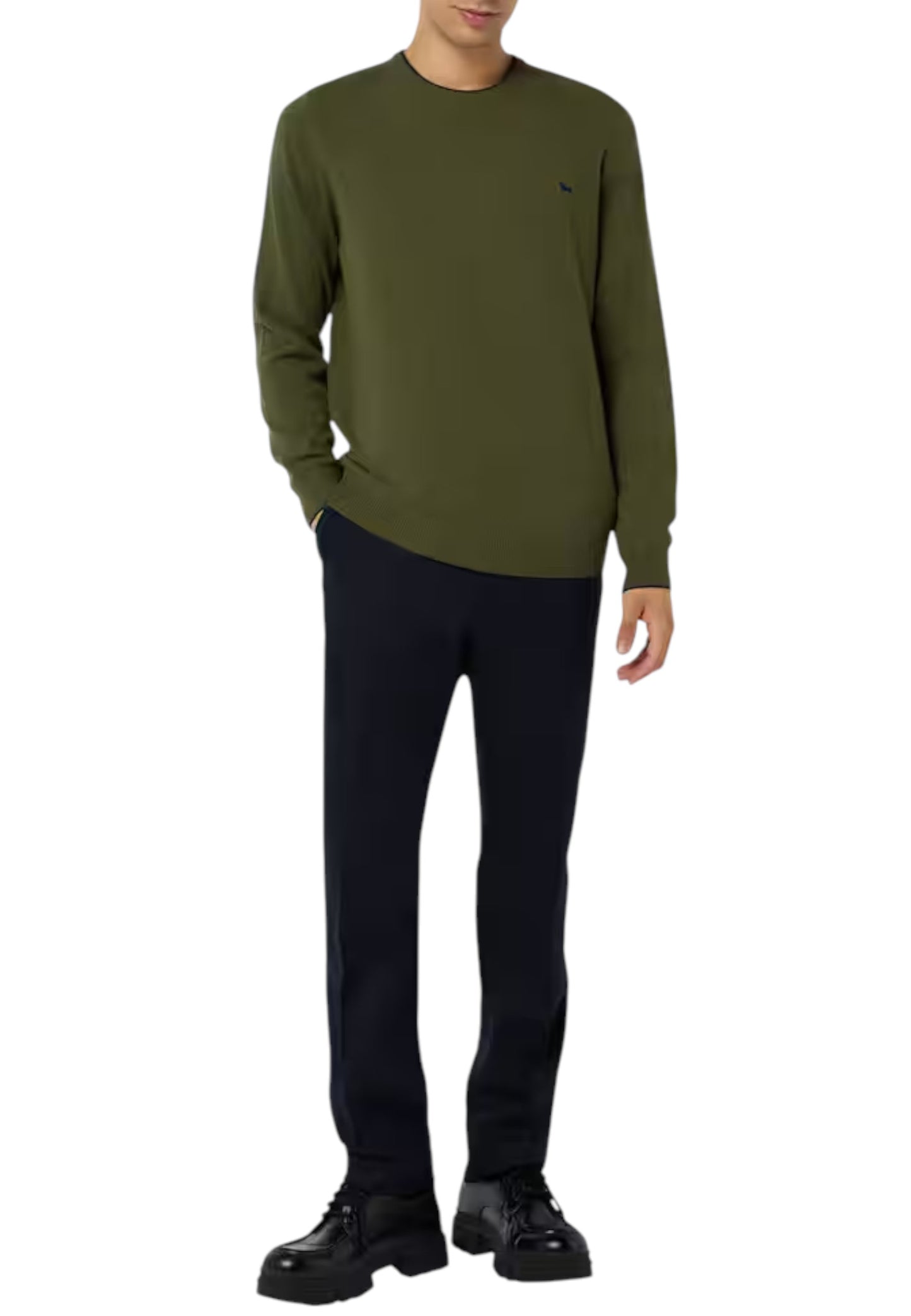 Maglione A Girocollo Uomo Harmont & Blaine Basic In Misto Cashmere  HRP007030187