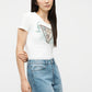 T-Shirt Manica Corta Donna Guess  Flower Triangle W6GI12K3027