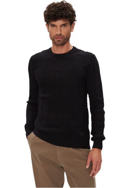 Maglione A Girocollo Uomo Guess Monogram Heron M5YR07Z3FC2