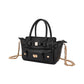 Borsa A Mano Donna Save My Bag Shopping bag piccola, Doppi manici, Chiusura con zip, Logo Save My Bag in metallo, Finitura effetto pelle, Dimensioni: 25 x 9 x 16 Cm Clara S62-CLARA-S-PUB