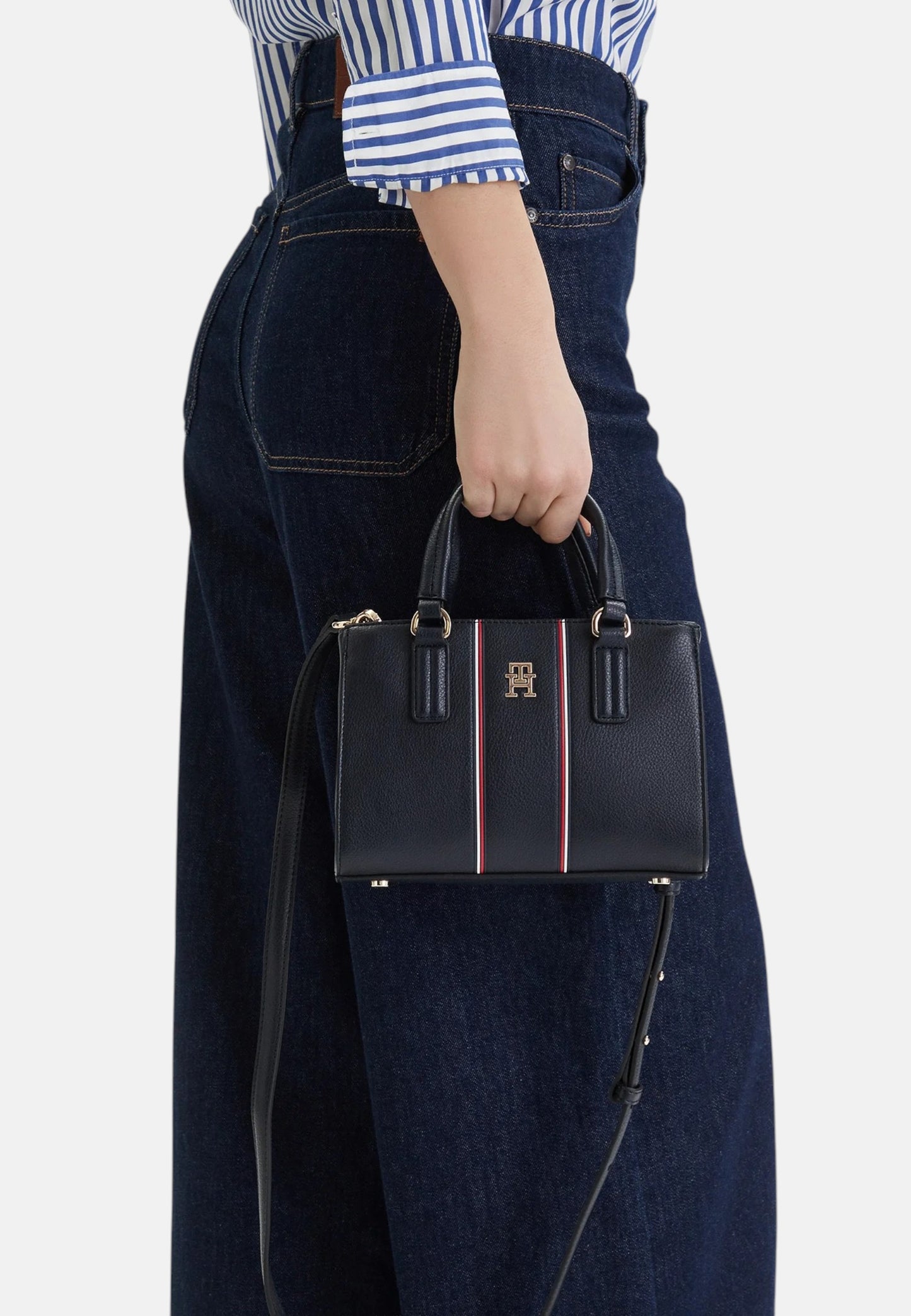Borsa A Spalla Donna Tommy Hilfiger  Th Daily Mini Tote Corp AW0AW18642