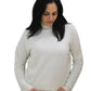 Maglione Collo Alto Donna White Wise   ESS156