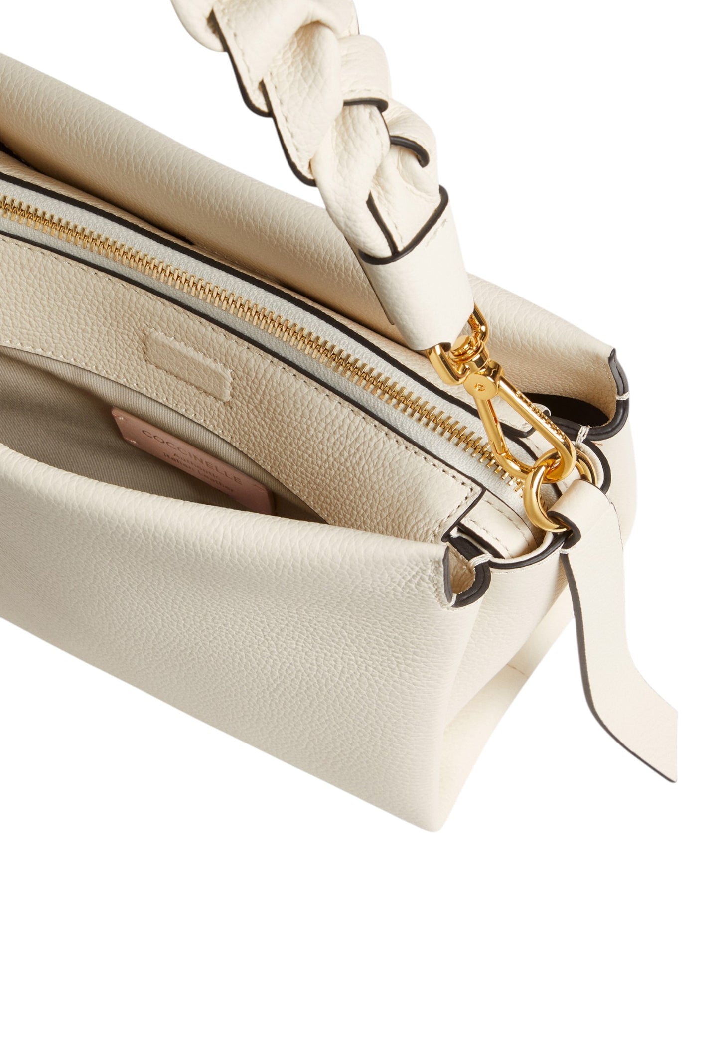 Borsa A Mano Donna Coccinelle In Pelle Martellata Doppia Boheme Small E1M50580101