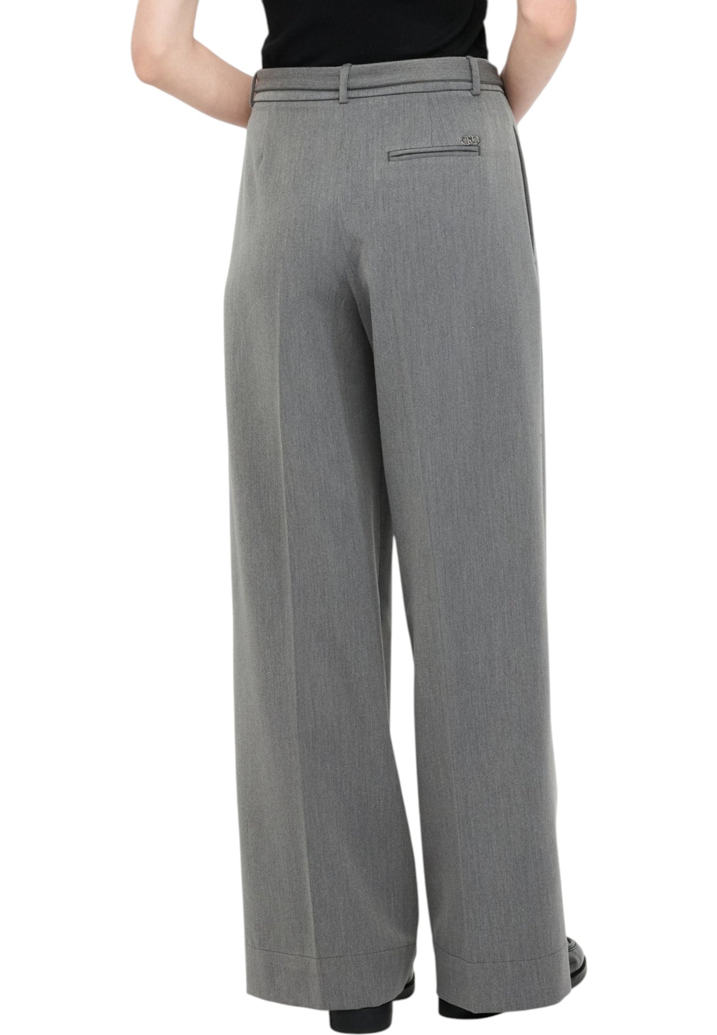 Pantaloni  Donna Liu Jo Palazzo Con Pieghe  MF5269TS224