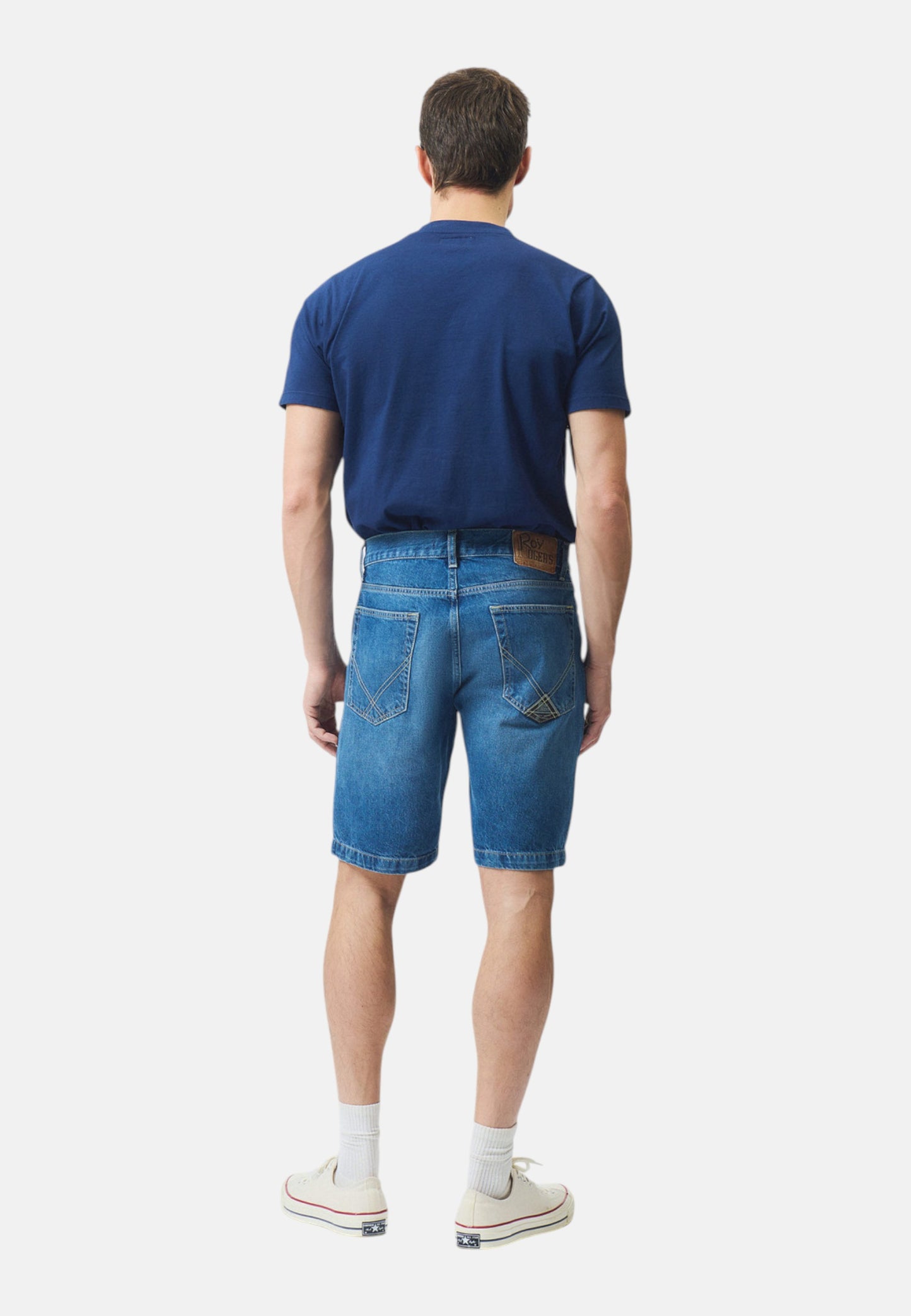 Pantaloncini Bermuda Uomo Roy Roger's In Denim Riciclato Cult Zanzibar RRU085D7213113