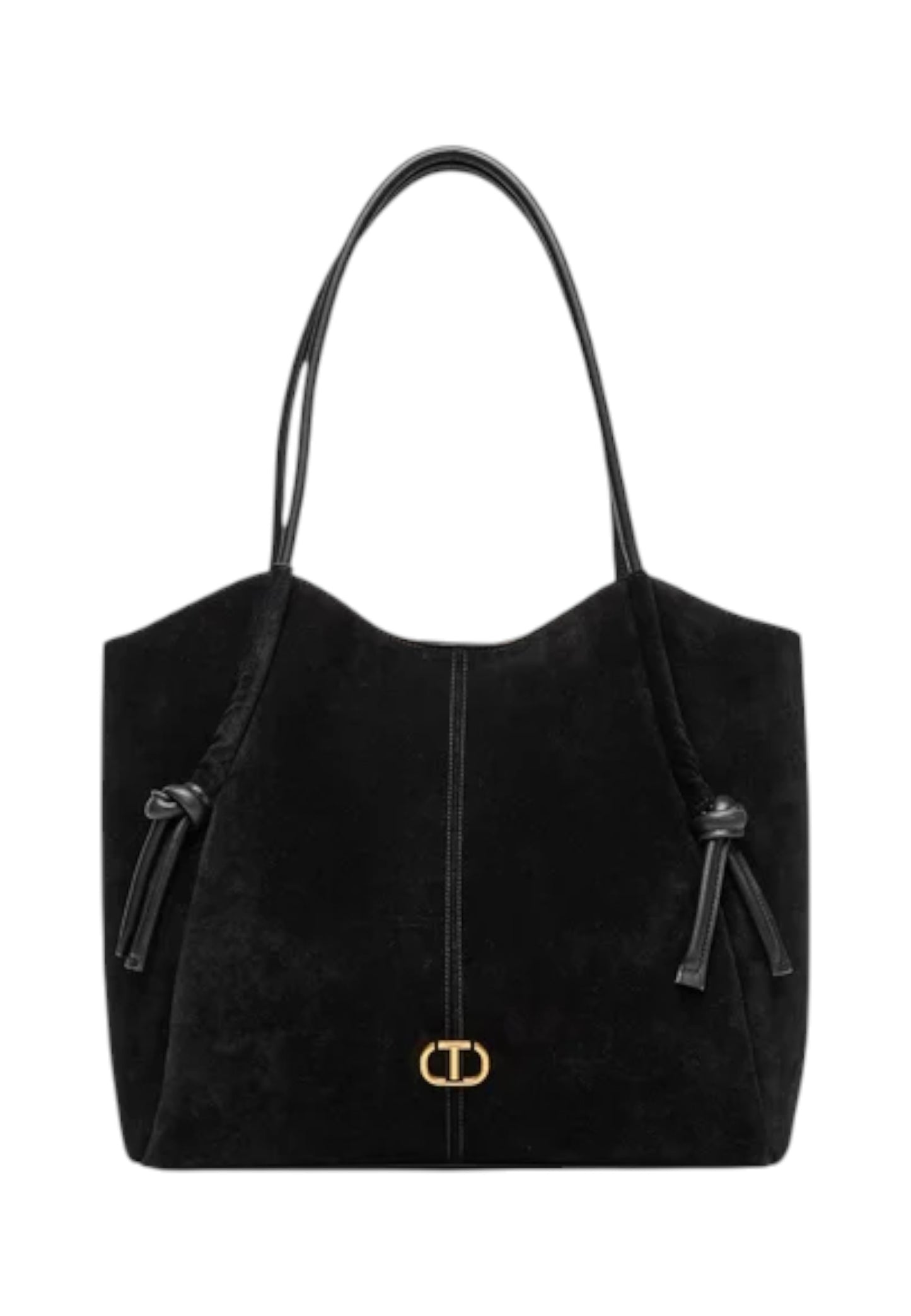 Borsa A Spalla Donna Twinset Tote In Pelle Grande Doppio Manico Con Nodo  252TD8350