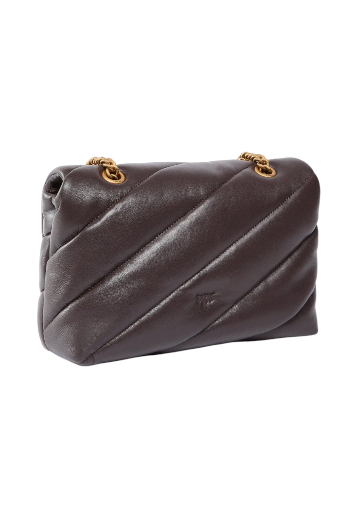 Borsa A Tracolla Donna Pinko Nappa trapuntata, nuova fibbia Love Birds, tracolla a catena, misure 27 x 9 x 19 cm Love Puff Classic New Buckle 107057A0F2