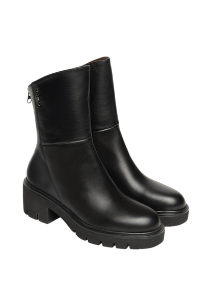 Stivaletti Anfibi Donna Nero Giardini Tacco 6 CM  I514818D