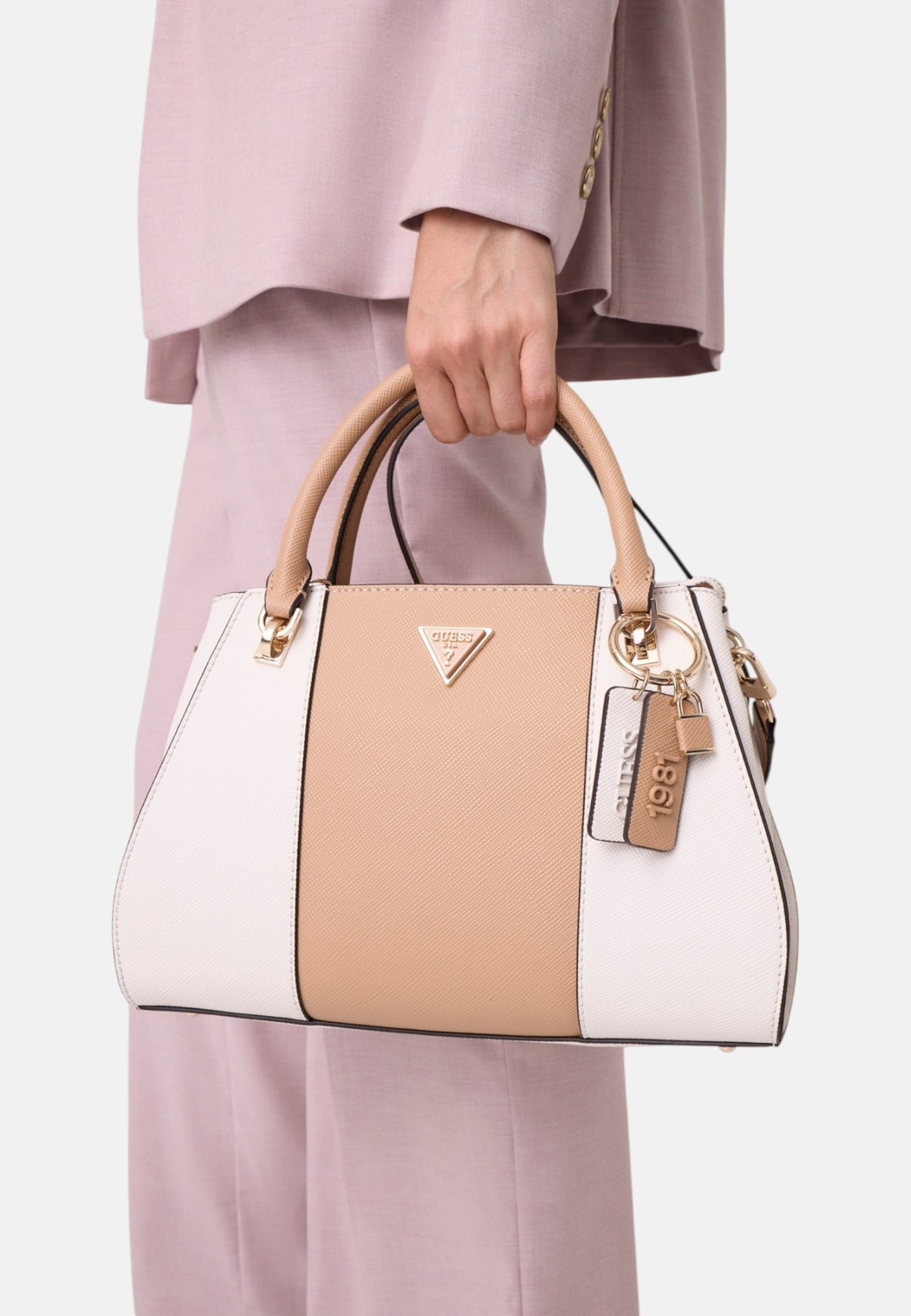 Borsa A Mano Donna Guess Luxury Satchel Noelle Ii HWZG9672070