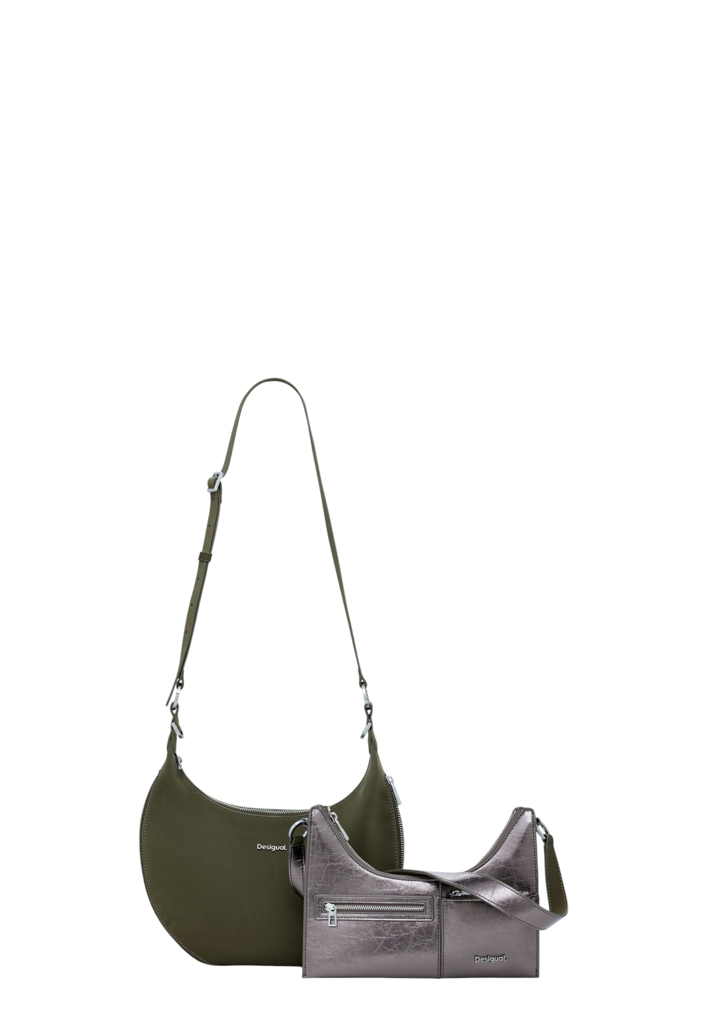 Borsa A Spalla Donna Desigual  Delta Lyra Olive 25WAXPAH