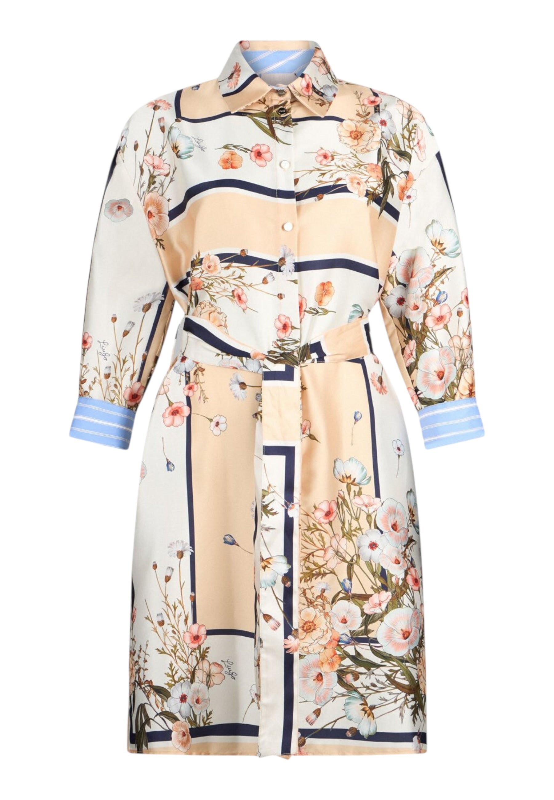 Vestito Corto Donna Liu Jo In Twill Stampato  WA6507T2555