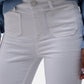 Pantaloni Bootcut Fit Donna Liu Jo Vita Alta Beat Pockets WA6254T443A