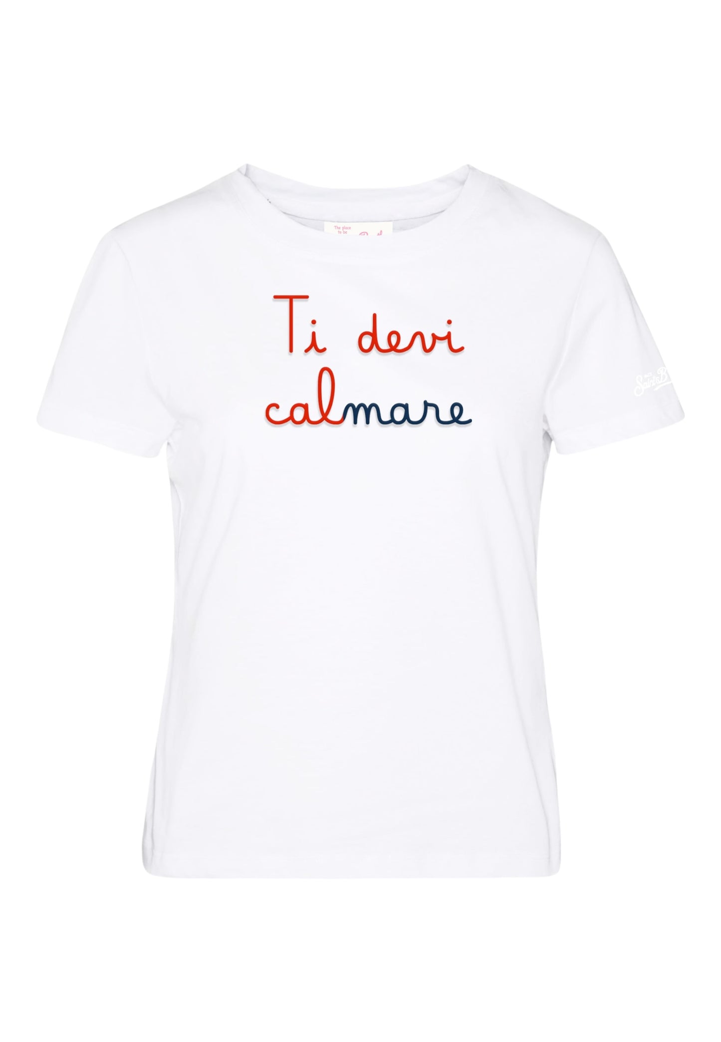 T-Shirt Manica Corta Donna Mc2 Saint Barth Calmare Emb Emilie EMI0001