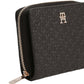Portafoglio Con Portamonete Donna Tommy Hilfiger Med Za W/Flap Mono Th Icon AW0AW18474