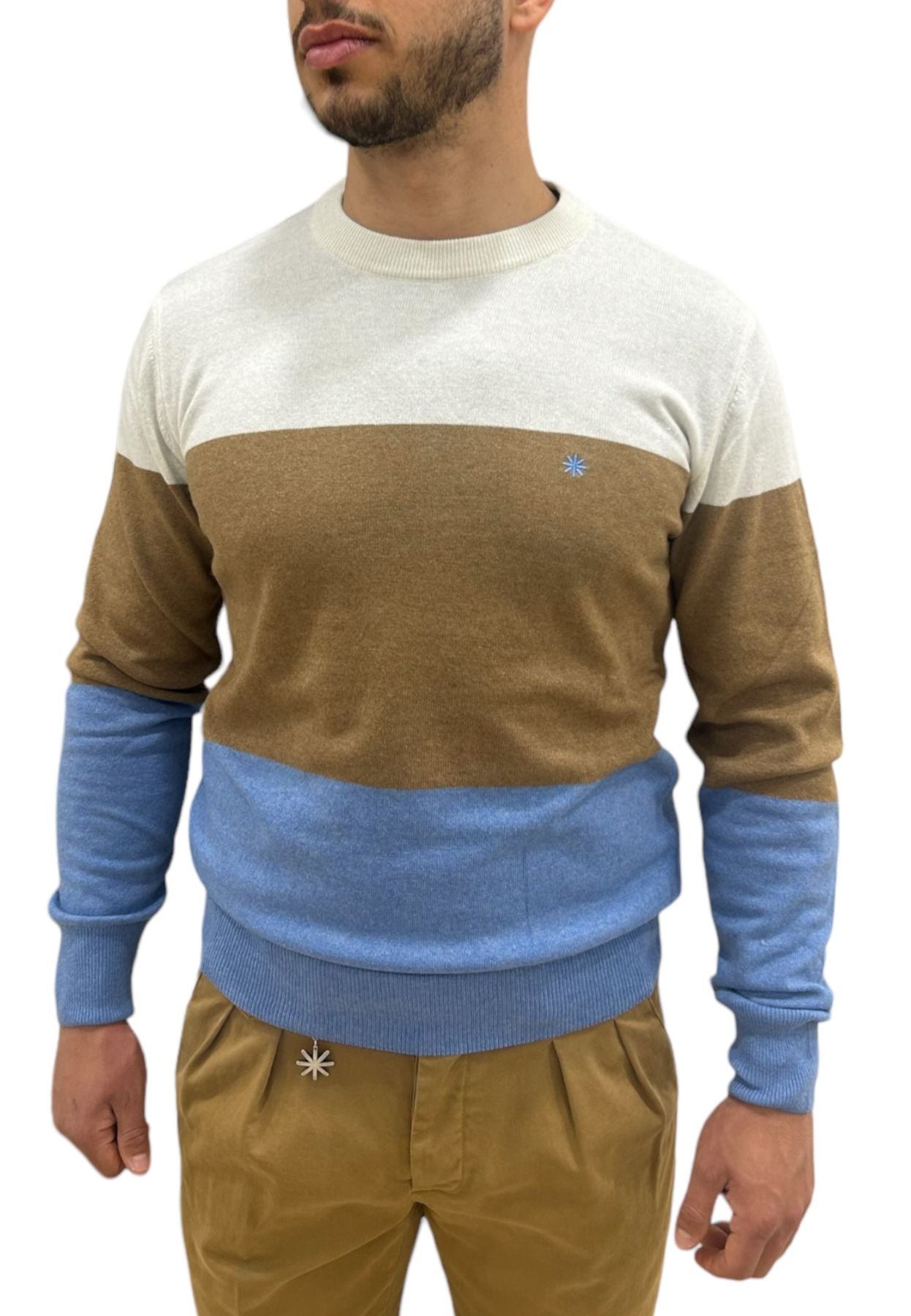 Maglione A Girocollo Uomo Manuel Ritz   3532M516233842