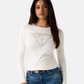 Maglione A Girocollo Donna Guess Logo triangolo Katie W6YR28Z0976