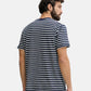 T-Shirt Manica Corta Uomo Guess  Guessxns - Striped Indigo M6GI47K3499