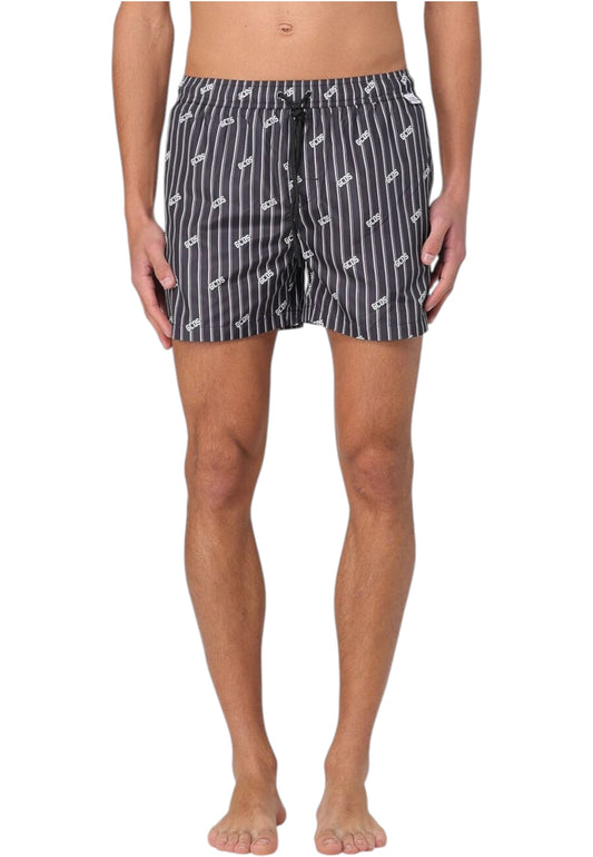 Costume da bagno Short Uomo Gcds  Essentials Pinstripe