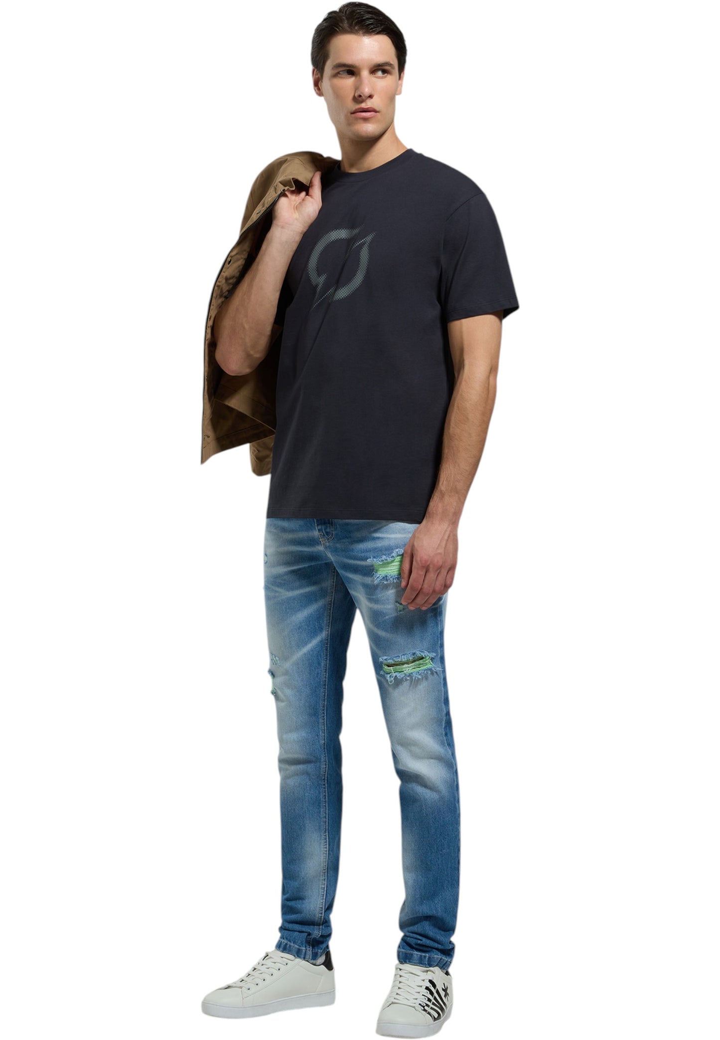 T-Shirt Manica Corta Uomo Bikkembergs Stampata
